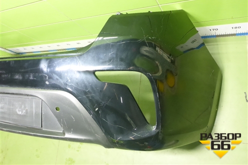 Бампер задний (до 2020г седан под парктроник) (86611H0000) для Kia Rio с 2017г (Рио 4)