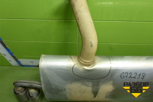 Глушитель задняя часть (6600275799) для Geely Coolray с 2019-2025г (Кулрей)