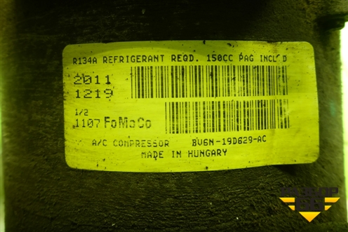 Компрессор кондиционера (1.6л PNDA) (BV6N19D629AC) для Ford Focus 3 с 2011г (Фокус)