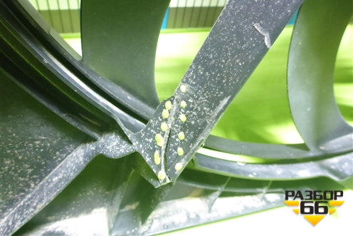 Вентилятор охлаждения радиатора (25380S1400) для Hyundai Santa Fe с 2018-2024г (Санта Фе)