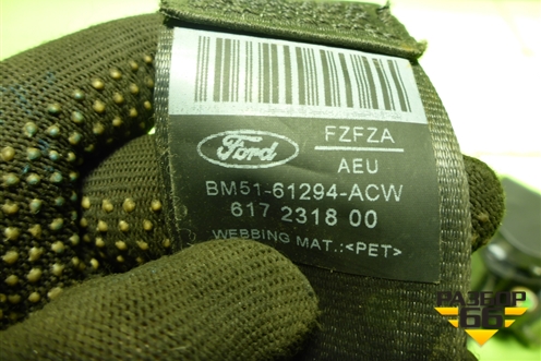 Ремень безопасности передний правый с пиропатроном (BM5161294ACW) для Ford Focus 3 с 2011г (Фокус)