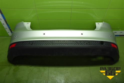 Бампер задний (хетчбэк) (BM51A17906AGW) для Ford Focus 3 с 2011г (Фокус)
