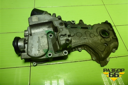 Крышка двигателя передняя (1.4л CAX) (03C109211CF) для Volkswagen Golf V Plus с 2005-2014г (Гольф 5 Плюс)