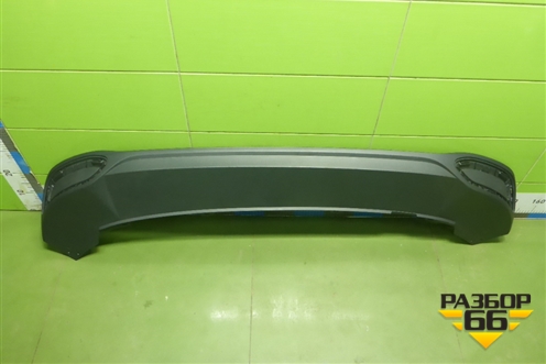 Юбка заднего бампера (новая) (6N5807568C) для Volkswagen Polo с 2020г (Поло)