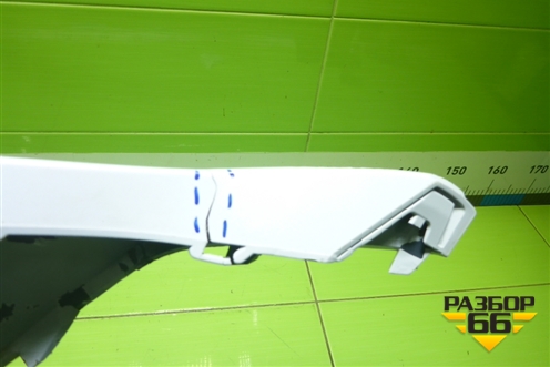 Накладка переднего бампера нижняя левая (до 2019г) (4M0807061E) для Audi Q7 c 2015г (Ку 7)