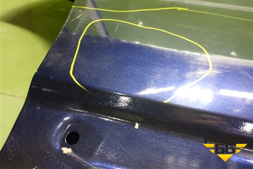 Дверь задняя правая (KB7W72010) для Mazda CX 5 с 2017г (СХ5)