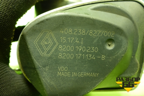 Заслонка дроссельная электрическая (8200190230) для Renault Clio с 2005-2012г (Клио)