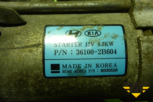 Стартер (1.6л G4FC АКПП) (361002B604) для Hyundai Solaris с 2010-2016г (Солярис)