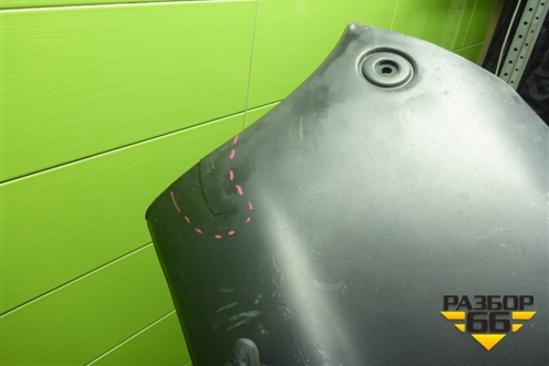 Бампер задний (не оригинал) для Renault Kangoo с 2003-2007г (Кангу)