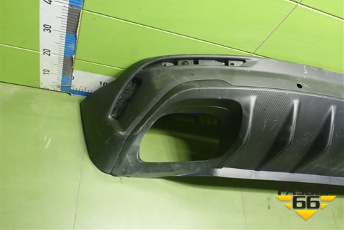Юбка заднего бампера (до 2023г, под парктроник) (6600124618) для Geely Coolray с 2019-2025г (Кулрей)