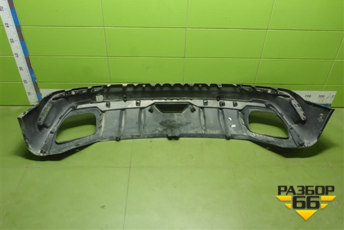 Юбка заднего бампера (до 2023г, под парктроник) (6600124618) для Geely Coolray с 2019-2025г (Кулрей)