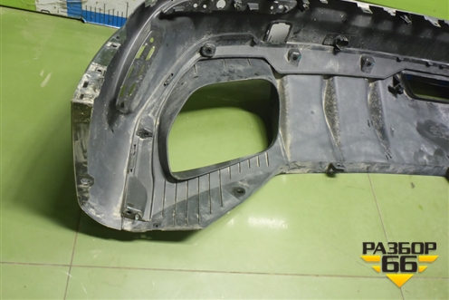 Юбка заднего бампера (до 2023г, под парктроник) (6600124618) для Geely Coolray с 2019-2025г (Кулрей)