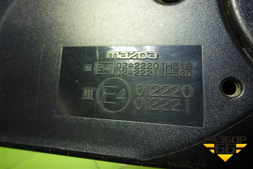 Зеркало правое электрическое (5 контактов) для Mazda Mazda 3 (BK) с 2003-2009г 