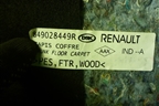 Пол багажника (849028449R) для Renault Sandero с 2013-2022г (Сандеро)
