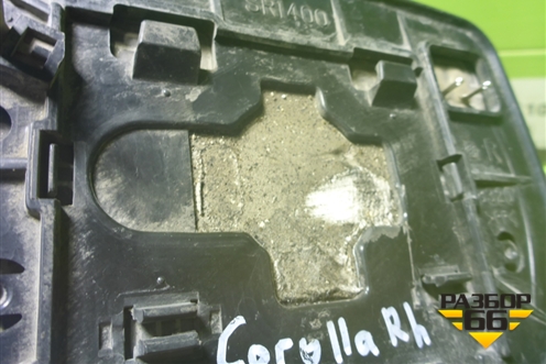 Стекло зеркала правого (с обогревом) для Toyota Corolla (E15) с 2006-2013г (Королла 150)