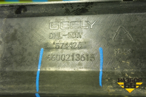 Накладка двери передней левой (6600213615) для Geely Tugella с 2019г (Тугелла)