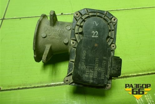 Заслонка дроссельная электрическая (1.6л K7MA812) (8201162688) для Renault Sandero с 2013-2022г (Сандеро)