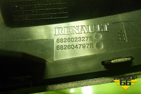 Рамка магнитолы (682602327R) для Renault Sandero с 2013-2022г (Сандеро)