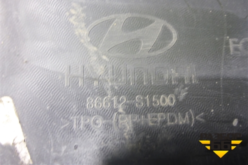 Юбка заднего бампера (после 2020г под парктроник) (86612S1500) для Hyundai Santa Fe с 2018-2024г (Санта Фе)