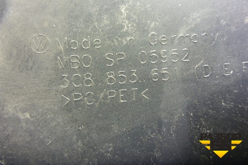Решетка радиатора (под парктроник) (3C8853651) для Volkswagen Passat-CC с 2008г (Пассат ЦЦ)