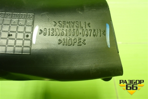 Воздуховод отопителя  (812W619500375) для Sitrak C7H (С7Н)