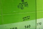 Стекло двери передней левой (3C8845201A) для Volkswagen Passat-CC с 2008г (Пассат ЦЦ)