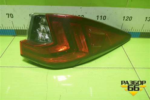 Фонарь задний наружный правый (до 2019г Led) (8155148370) для Lexus RX 350 c 2015г (РХ)