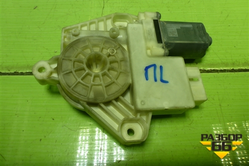 Моторчик стеклоподъёмника передний левый (5JA959801J) для Skoda Rapid с 2013г (Рапид)