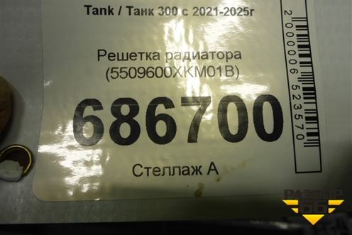 Решетка радиатора (5509600XKM01B) для Tank 300 с 2021-2025г