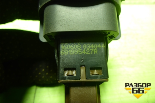 Выключатель пассажирской AIR BAG (681995427R) для Renault Logan II с 2012г (Логан)
